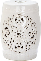 Safavieh Flora Glazed Ceramic Decorative Garden Stool - Image 3
