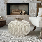 COTTON CRAFT Round Dori Pouf - Image 2
