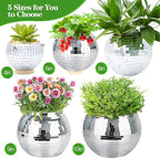 6" Disco Ball Planter, Disco Ball Plant Hanger - Image 2