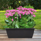 8pcs Window Box Planter, 17 Inches Flower Window Boxes, Rectangle Planters Box - Image 3