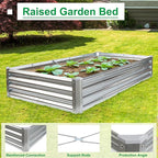 JERIA 6×3×1ft Raised Garden Bed - Image 4
