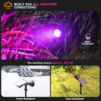 Solar Spotlights Outdoor Color Changing, 180°Adjustable Flag Pole Lights - Image 4