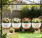 Set of 2-8 Inch Self Watering Hanging Planters - Image 4