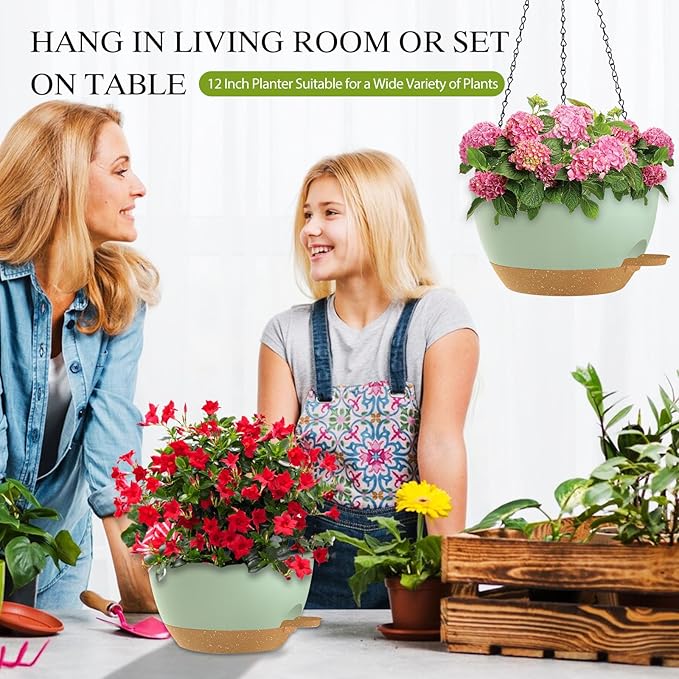 12 Inch Hanging Baskets 2 PC - Image 6