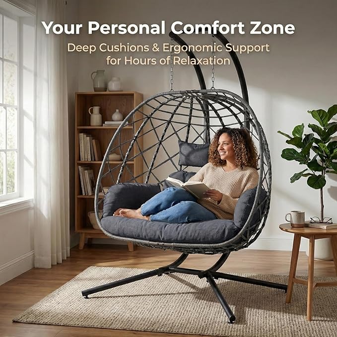 SWITTE Double Egg Swing Chair - Image 4