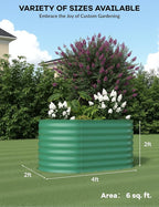 2 Pcs Raised Garden Beds Outdoor 4x2x2 ft - Image 3