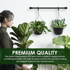 10in Euro Hanging Planters for Indoor Plants 2 Pieces 10inch Hanging Planter - Image 4