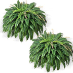 49” Artificial Ferns for Outdoors Planter, 128 Leaves per Fern, Large Lush Fake - Image 9