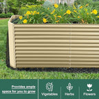Land Guard 8x4x3ft Rectangular Galvanized Raised Garden Beds, Large-Capacity - Image 7