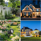 12W LED Landscape Lights Low Voltage, 3000K Warm White 12V AC/DC Waterproof - Image 6