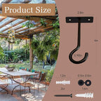 2Pack 4Inch Ceiling Hooks for Hanging Plant, Hanger for Indoor and Outdoor - Image 2