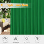 Easy-Going Outdoor Patio Curtains Detachable Tab Top Windproof Weatherproof - Image 5