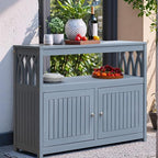 Flamaker Acacia Wood Cabinet - Image 6