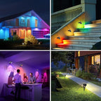 1500LM LED High Brightness Outdoor Landscape Lighting 15W RGBCW Color Changing - Image 7