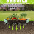 WORKPRO 2PK 8x4x1ft Outdoor Galvanized Raised Garden Bed, Easy Assembly Planter - Image 2