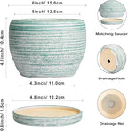 SQOWL Ceramic Plant Pots - Image 3