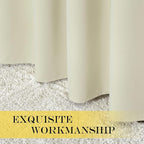 NICETOWN Blackout Sliding Door Curtain 84 inches Long, Grommet Patio Door - Image 7