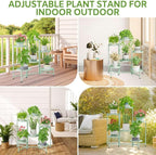 iDavosic.ly 6 Tier Large Plant Stand Indoor, 10 Inch Wide Tall Corner Metal - Image 2