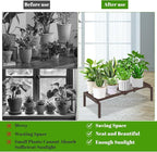 1 Tier Metal Plant Stand Indoor Outdoor, Potted Multiple Flower Pot Holder Rack - Image 7
