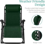 Best Choice Products Oversized Zero Gravity Chair, Folding Outdoor Patio - Image 4