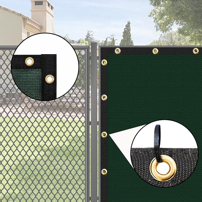 UPGRADE Privacy Screen 3' x 10' Fence Commercial Shade Cover - Image 4
