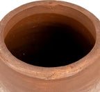 Creative Co-Op Large Orange & Whitewashed Terracotta Urn - Image 7