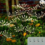 Kwaiffeo Solar Garden Light 4 Pack Outdoor Waterproof Firework Lights by Kwaiffeo