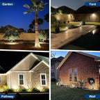 Solar Spot Lights Outdoor, 2 Pack Outdoor Solar Lights - Image 6