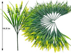 Artificial Plants Outdoor, Lavender Artificial Flowers Plastic Fake Faux - Image 3