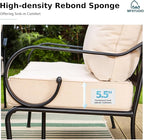 MFSTUDIO 5 Pieces Large Patio Sofa Conversation Set - Image 4