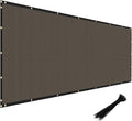 WINDSCREEN4LESS 6' x 9' Privacy Fence Screen in Brown by Windscreen4less