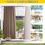 NICETOWN 2 Panels Outdoor Curtains - Image 8