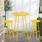 Best Choice Products 3-Piece Patio Dining Set, Bar Height, Outdoor Bistro Set - Image 7
