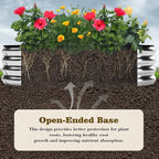 Galvanized Metal Planter Round Raised Garden Bed Kit - Image 5