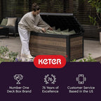 Keter Denali 200 Gallon Resin Large Deck Box - Image 11