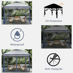 GDY 11x11 Pop Up Canopy Tent, Outdoor Canopy - Image 4
