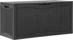 YITAHOME 100 Gallon Resin Deck Box, Weather Resistant Outdoor Storage Box - Image 8