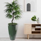 2 Packs 21 inch Tall Planter, Indoor Outdoor Round Planter - Image 2