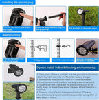 Solar Spot Lights Outdoor，Solar Lights Outdoor Waterproof IP68，Dark Sensing - Image 6