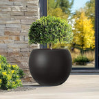17 H x 21" Dia Round Fiberstone Planter - Image 4