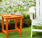 Y&M Outdoor Side Table, HIPS Adirondack Small Single Table, Waterproof Square - Image 4