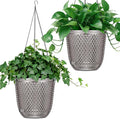 QCQHDU Self Watering Hanging Pots, 2 Pack 5.7 Inch Hanging Planters by QCQHDU