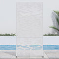 Casaphoria 72" H x 35" W Metal Outdoor Privacy Screen, Freestanding Decorative by Casaphoria