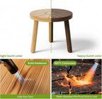 Delma Wood Plant Stands Indoor, Mid-Century Modern Plant Stool, Tall Plant Stand - Image 7