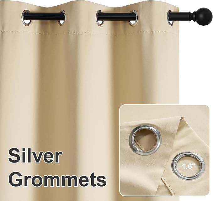 RYB Home Outdoor Curtains for Patio - Image 4