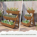 3-Tier Wooden Vertical Raised Garden Bed - Image 7