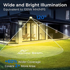 CINOTON 20W LED Flood Lights Outdoor, IP65 Waterproof Exterior Security Wall - Image 10