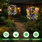 Solar Fairy Garden Decor, Silhouette Fairy - Image 3