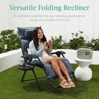 Best Choice Products Oversized Zero Gravity Chair, Folding Outdoor Patio - Image 7