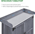 Yaheetech Garden Potting Bench Table, Outdoor Garden Horticultural Wooden - Image 9